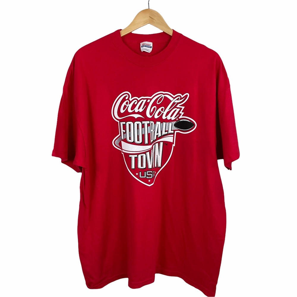 Red Coca Cola Atlanta Falcons T-Shirt